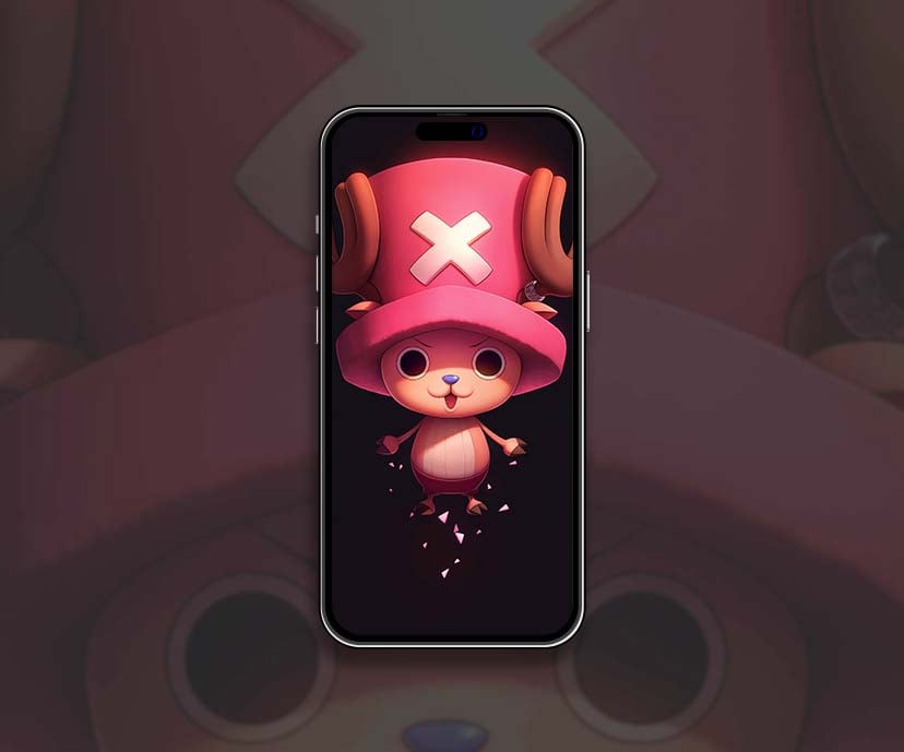 chopper one piece pink hat cute wallpapers collection