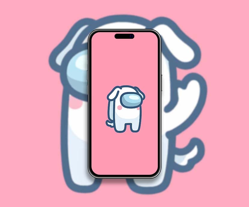 cinnamoroll x among us pink wallpapers collection