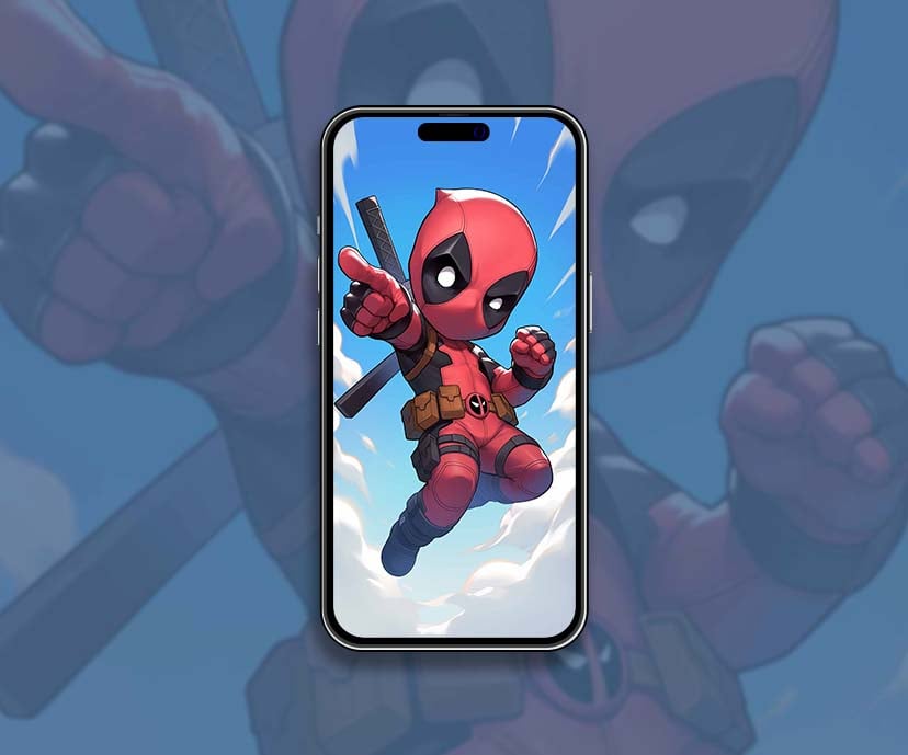 cool marvel deadpool chibi wallpapers collection