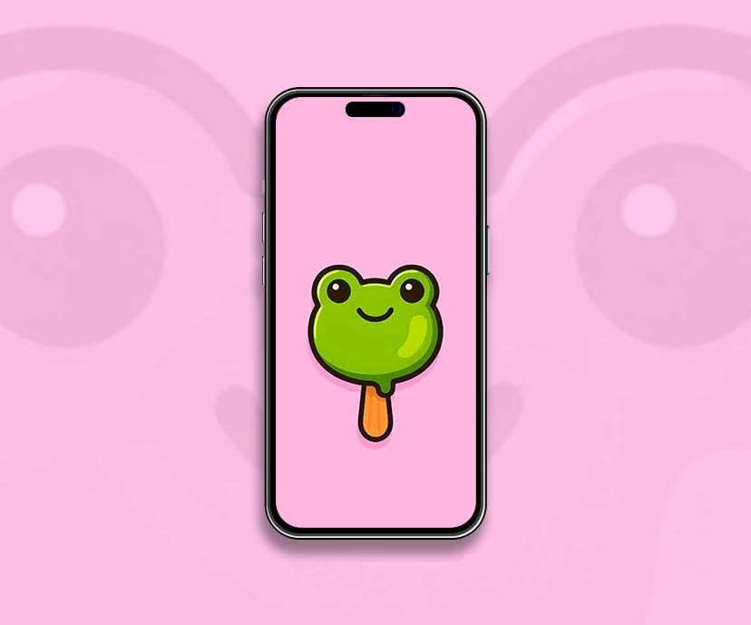 cute frog ice cream wallpapers collection