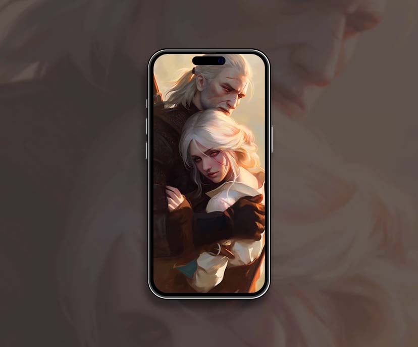 emotional witcher ciri geralt wallpapers collection