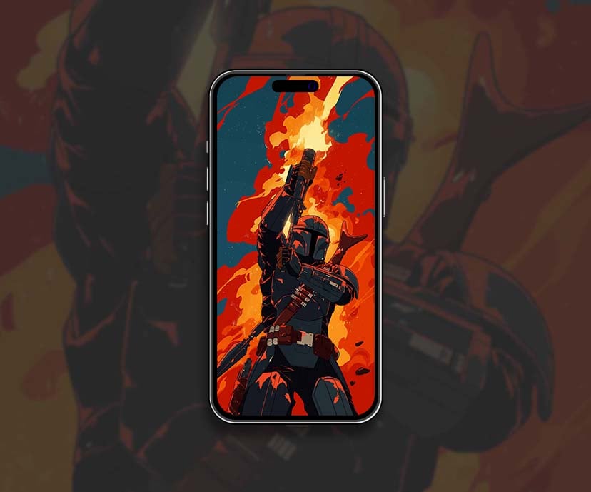 epic mandalorian sci fi art wallpapers collection