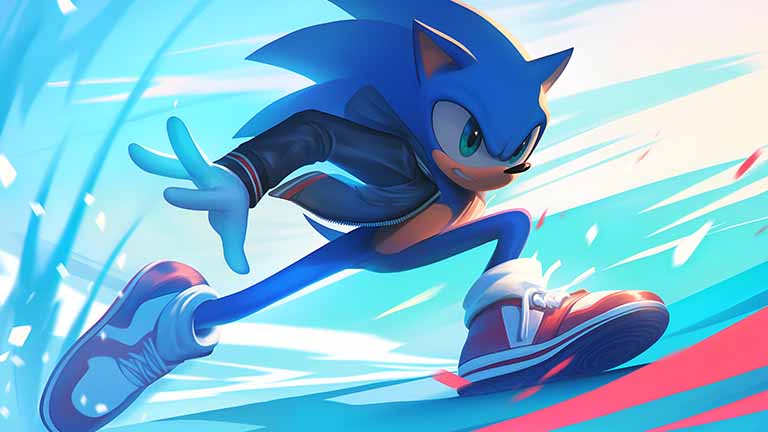 fast sonic the hedgehog desktop wallpaper cover