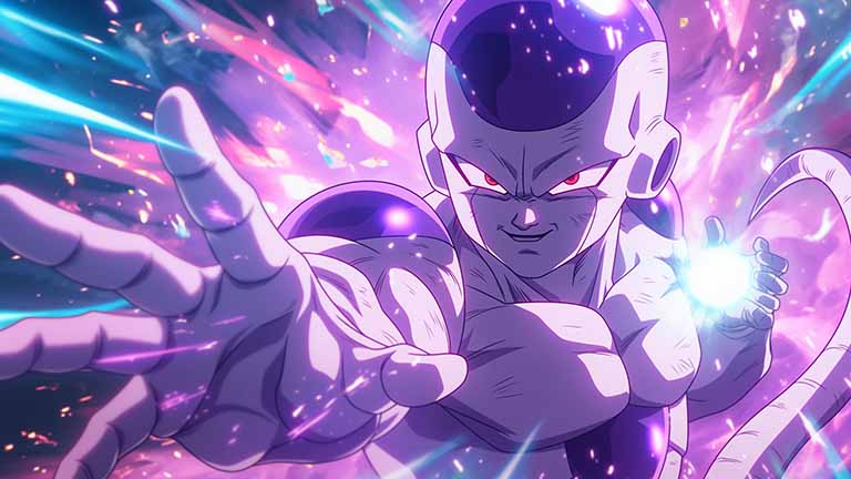 frieza menacing glare desktop wallpaper cover