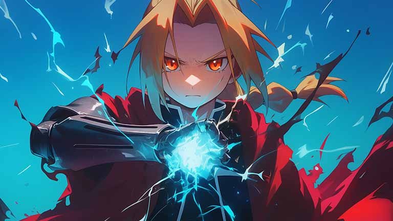 fullmetal alchemist edward elric transmutation desktop wallpaper cover