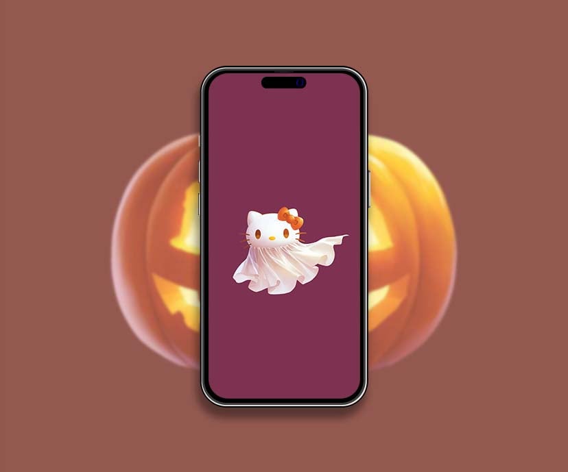 hello kitty ghost aesthetic halloween wallpapers collection