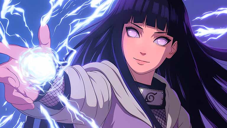hinata hyuga gentle fist desktop wallpaper cover