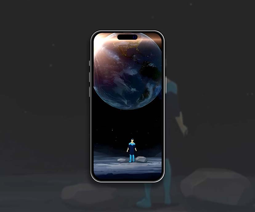 invincible earthrise from moon wallpapers collection
