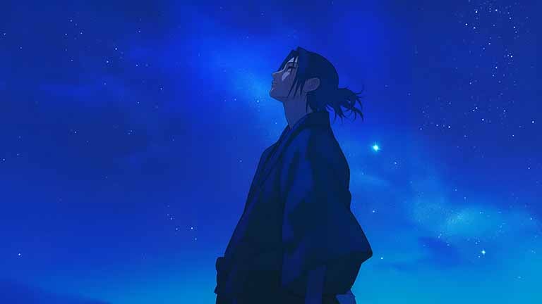 itachi uchiha stargazing night sky desktop wallpaper cover