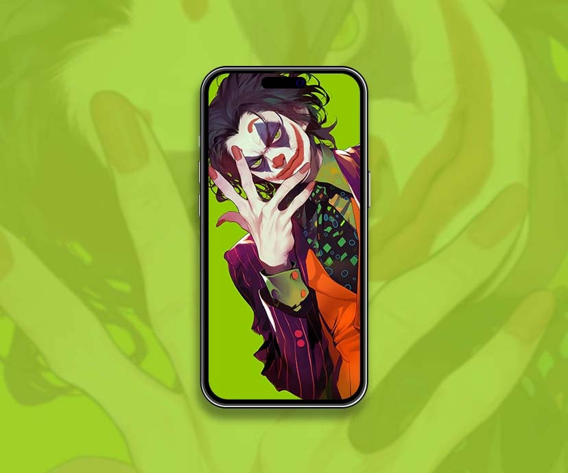 joker psychedelic green clown villain vibe wallpapers collection