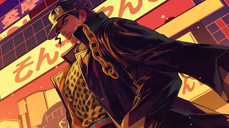 jotaro kujo urban style desktop wallpaper cover