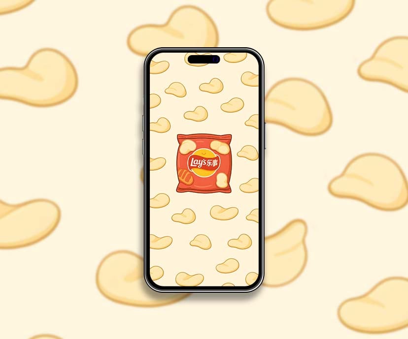 kawaii lays chips red wallpapers collection