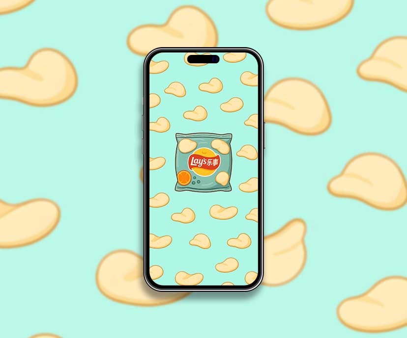 kawaii lays chips wallpapers collection