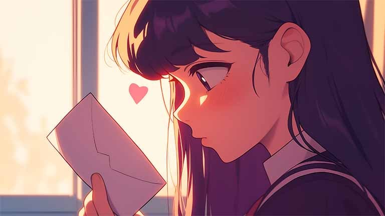 komi san love letter pc wallpaper cover