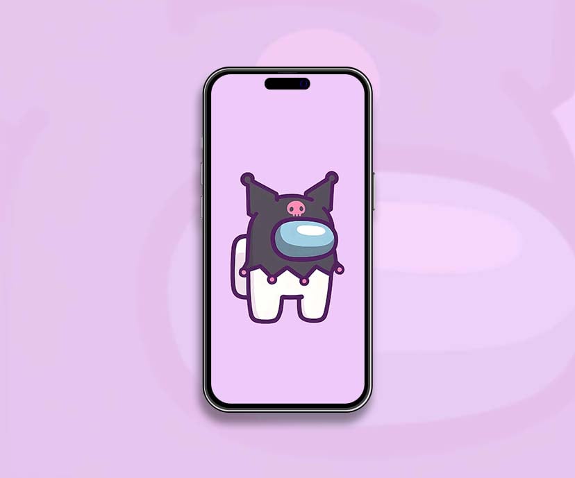 kuromi among us wallpapers collection