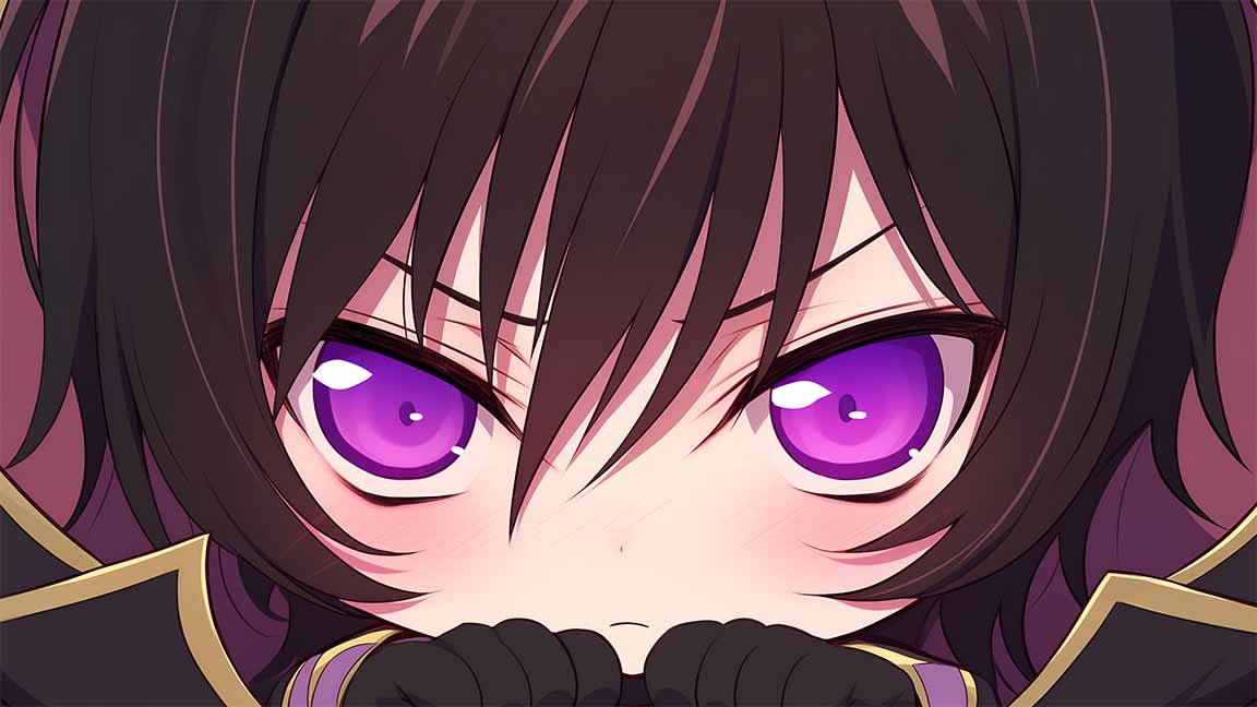 lelouch chibi code geass desktop wallpaper cover