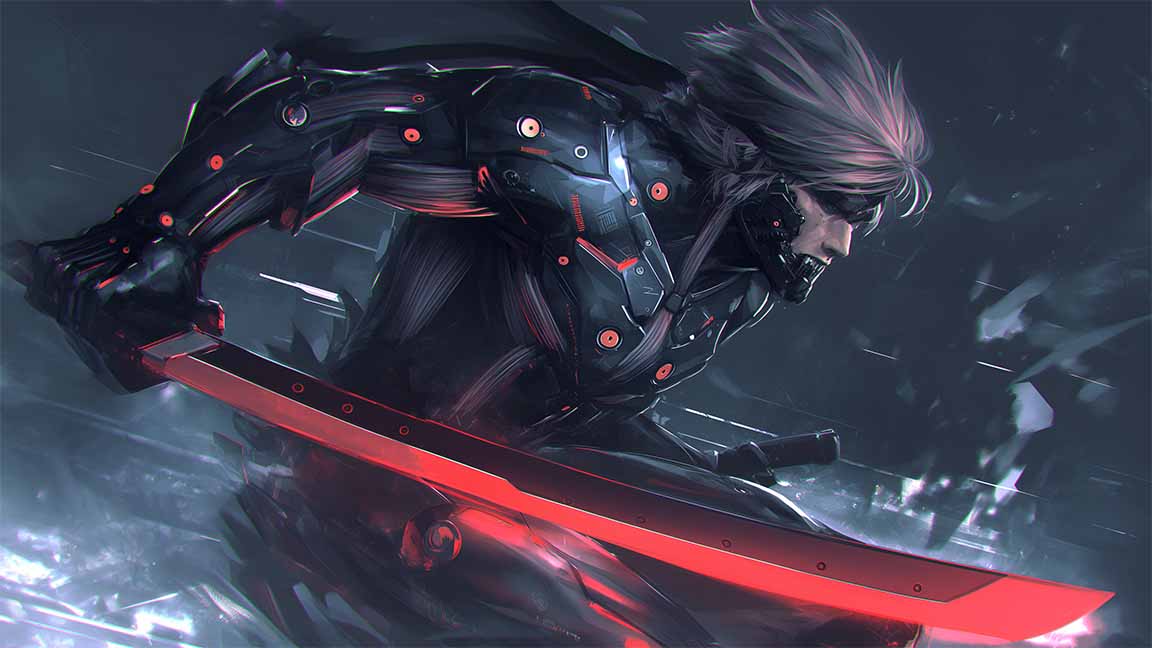 metal gear rising raiden cyber ninja desktop wallpaper cover