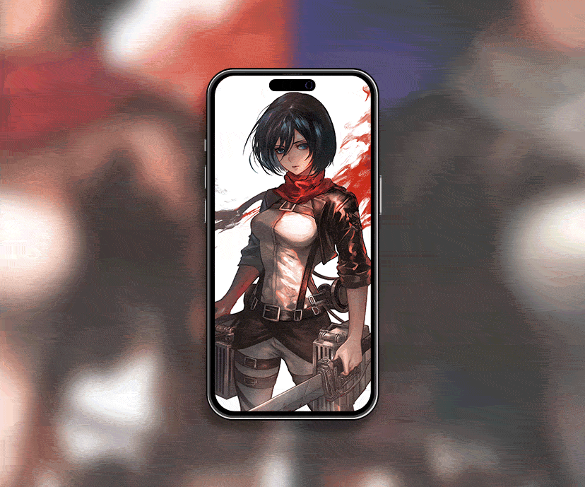 mikasa ackerman battle duality tap to switch wallpapers collection