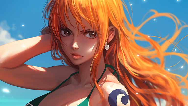 nami blurred background desktop wallpaper cover
