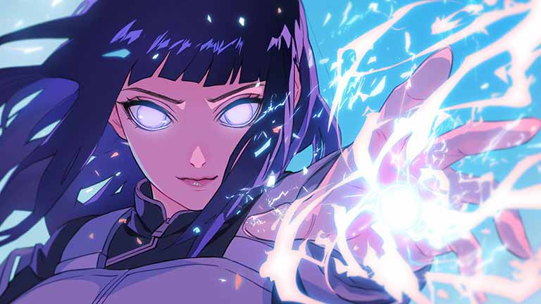 naruto hinata hyuga gentle fist desktop wallpaper cover