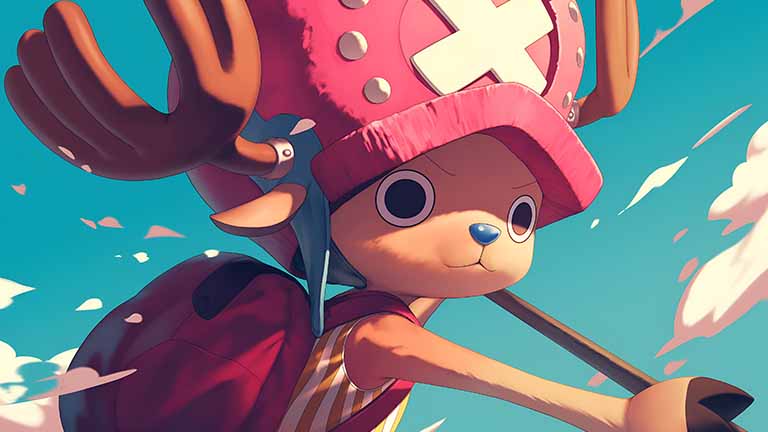 one piece tony tony chopper kung fu point desktop wallpaper cover