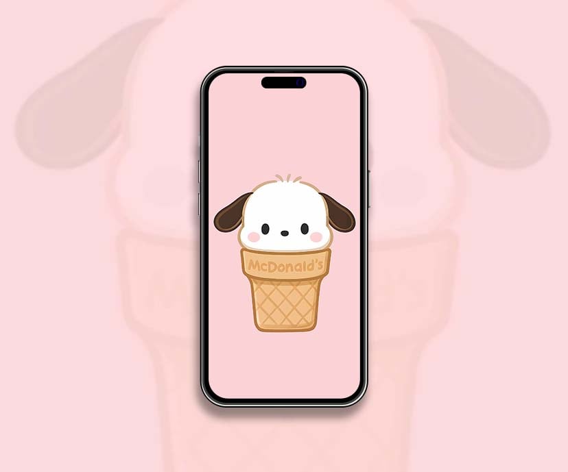 sanrio Pochacco mcdonalds ice cream cone wallpapers collection