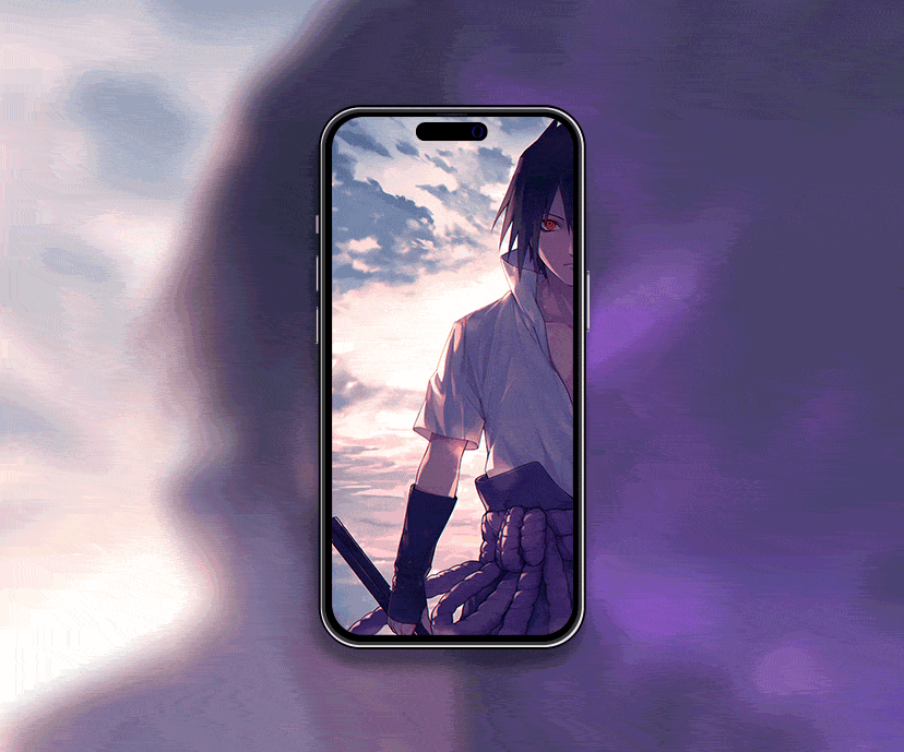 sasuke uchiha dramatic split tap to switch wallpapers collection