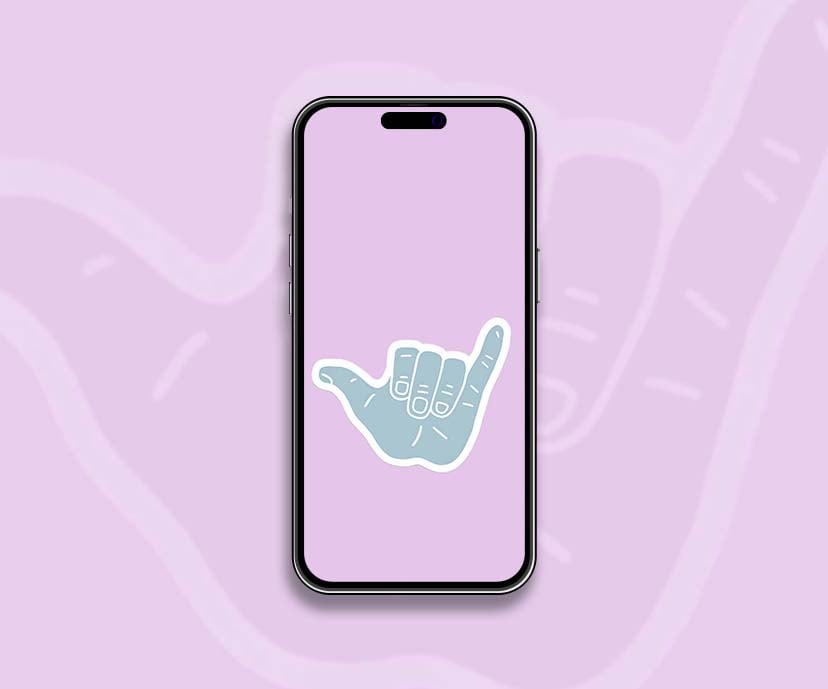 shaka sign pastel wallpapers collection