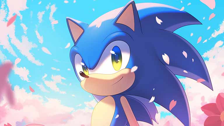sonic flower petals desktop wallpaper cover