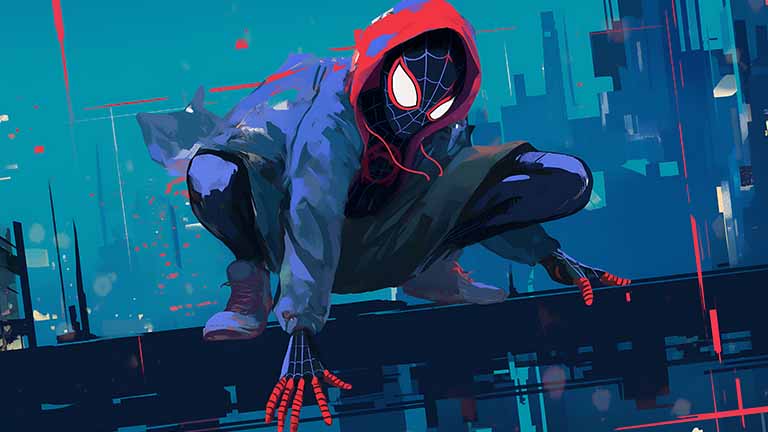 spider man miles stealth desktop wallpaper cover