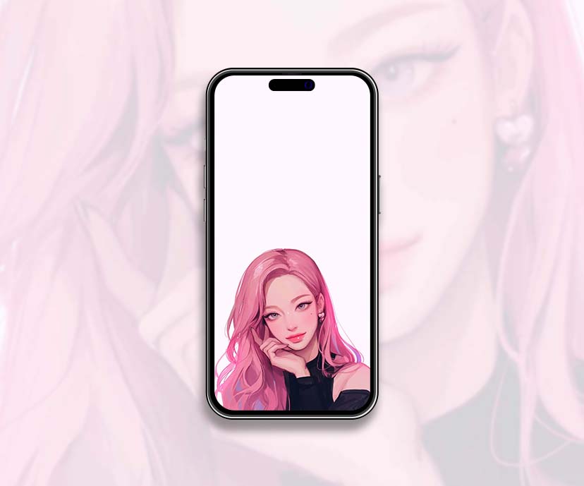 stylish blackpink girl pink aesthetic wallpapers collection