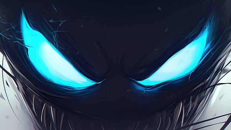 venom symbiote close up desktop wallpaper cover