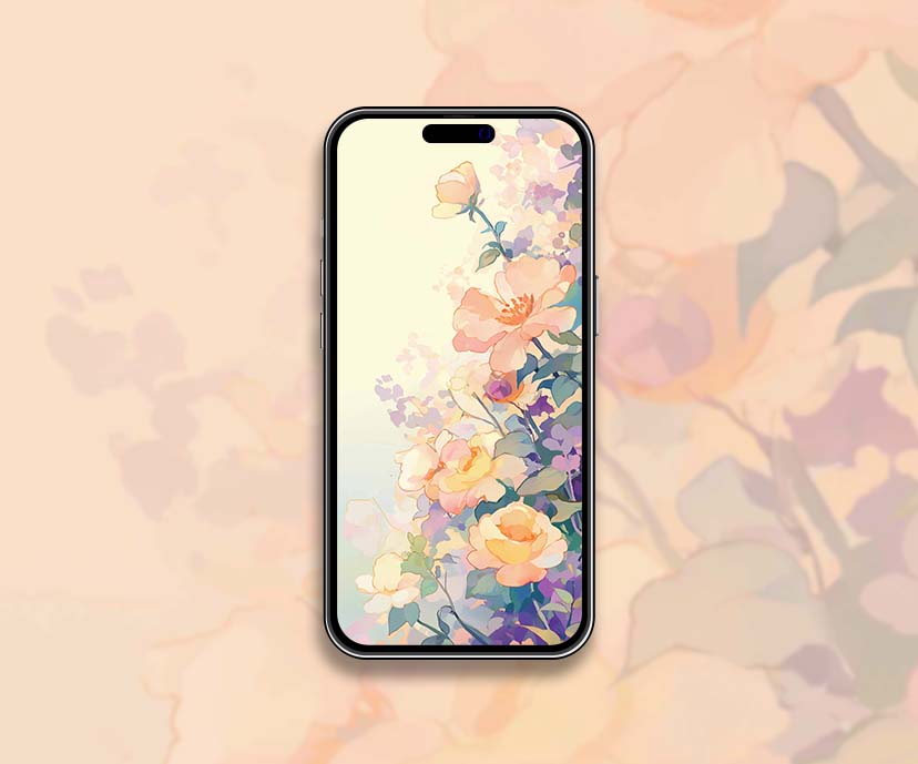 vibrant colorful pastel meadow wallpapers collection