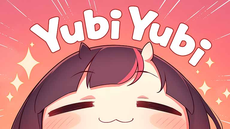 yubi yubi cute anime face desktop wallpaper cover