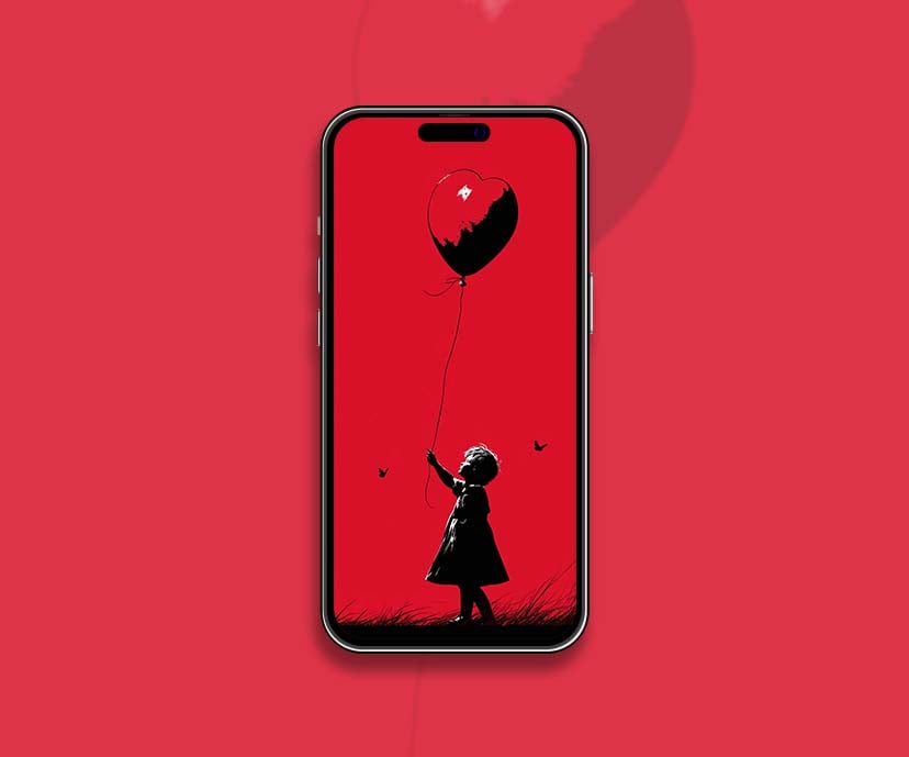 banksy red heart balloon graffiti art wallpapers collection