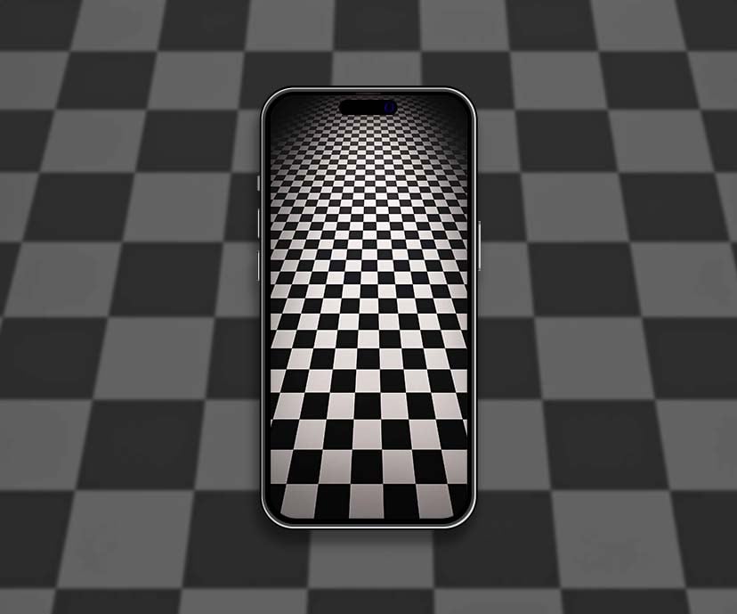 checkerboard black white vans pattern wallpapers collection