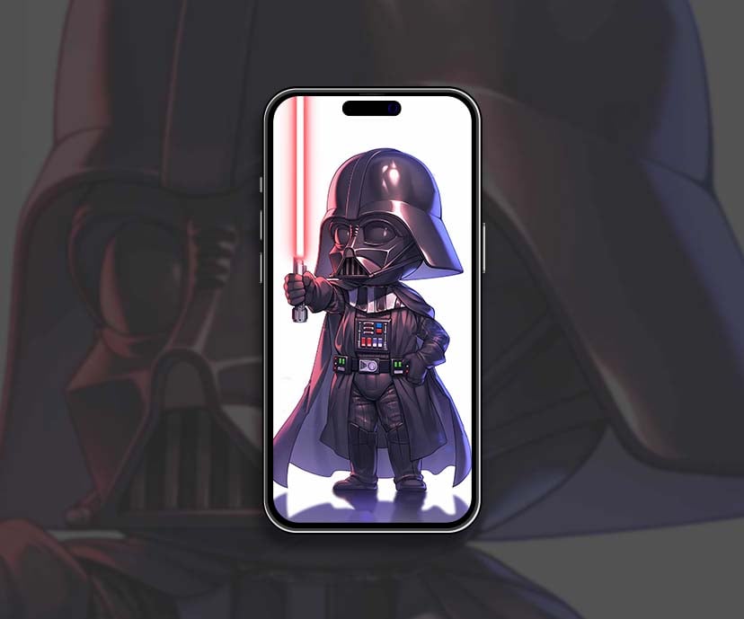 chibi darth vader star wars clipart wallpapers collection