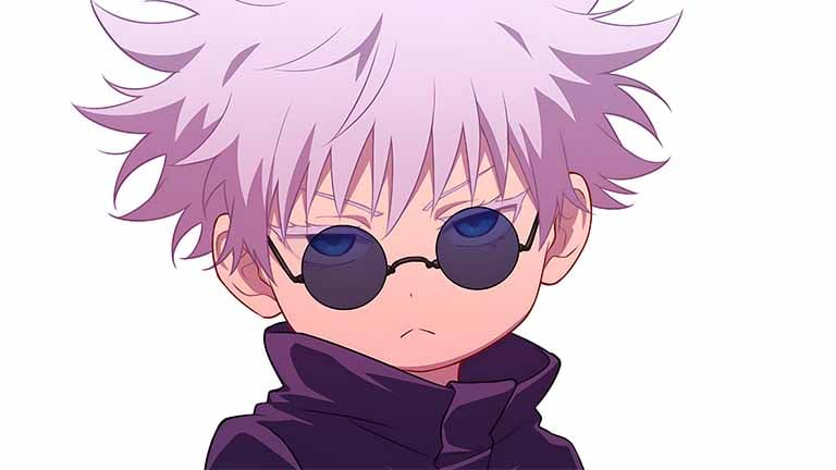 chibi gojo jujutsu kaisen cute pc wallpaper cover