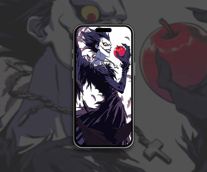 death note ryuk apple anime wallpapers collection