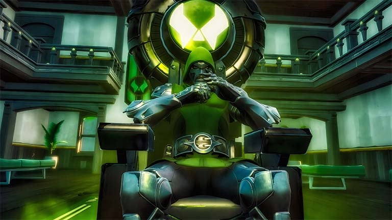 doctor doom throne fortnite desktop wallpaper cover