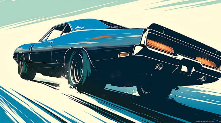 dodge charger drift desktop wallpaper cover