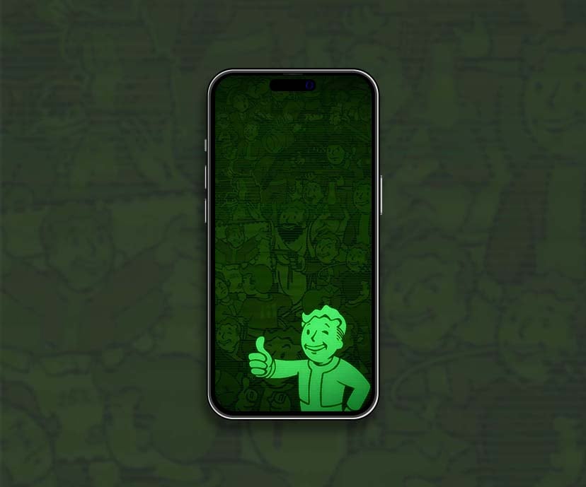 fallout vault boy green hud gamer wallpapers collection