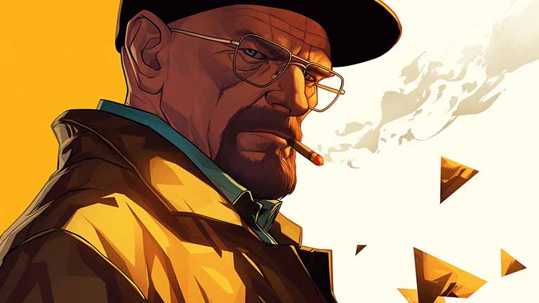 heisenberg smoking cigarette desktop wallpaper cover