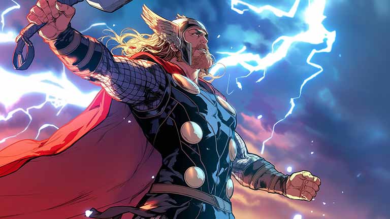 marvel thor heroic lightning storm desktop wallpaper cover
