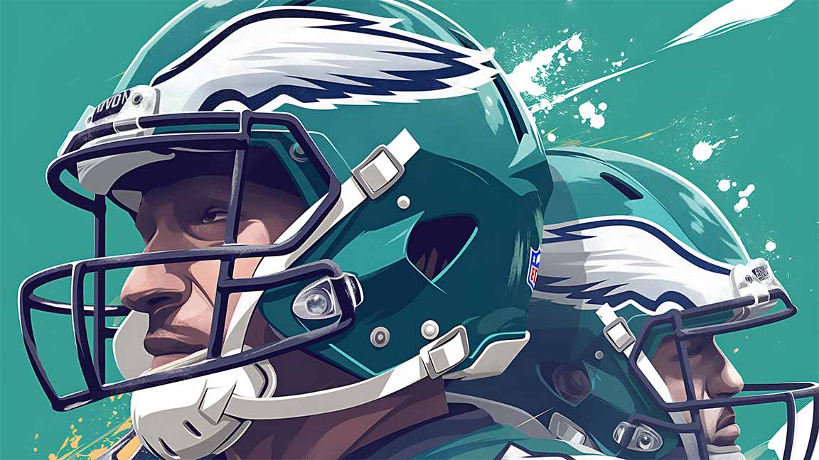 philadelphia eagles nfl illustration desktop wallpaper cover