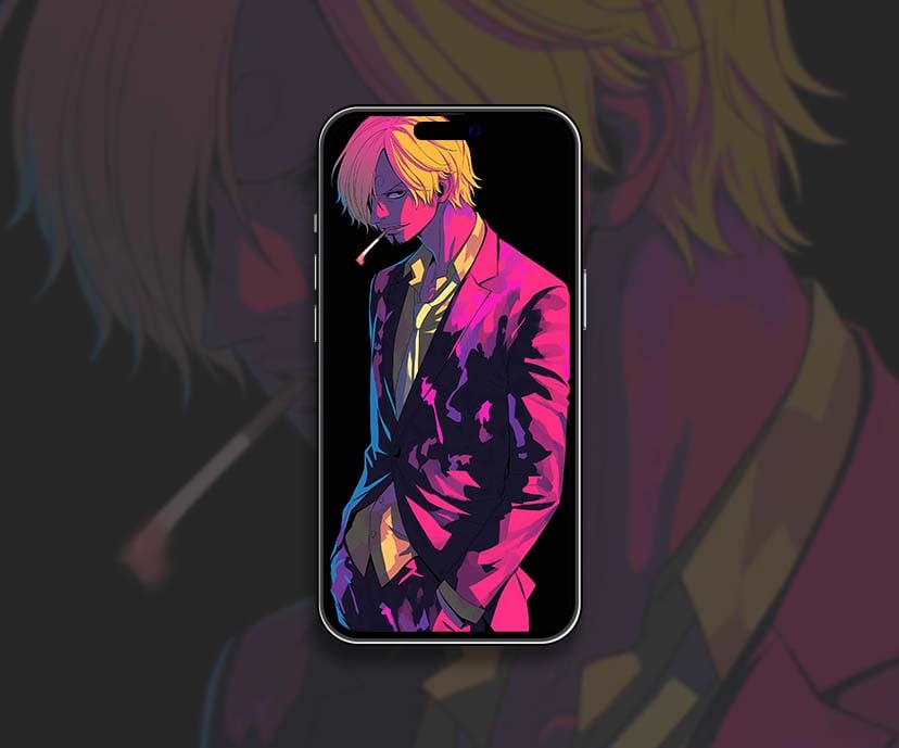 sanji neon hypebeast smoking wallpapers collection