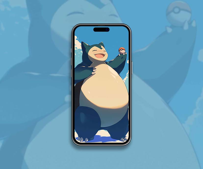 snorlax pokemon cute style wallpapers collection