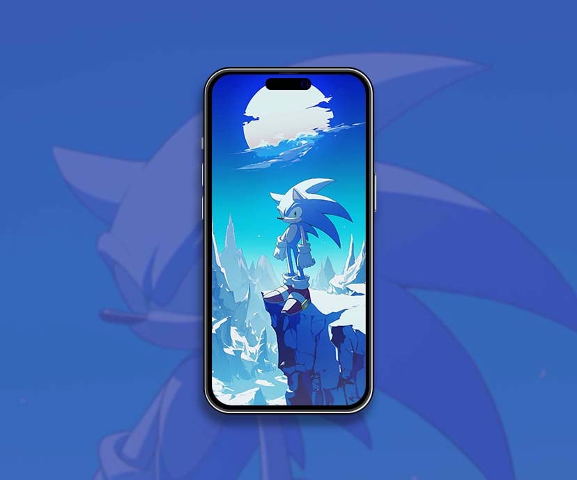 sonic on ice peak stylish blue wallpapers collection