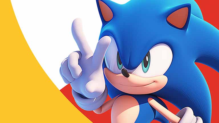sonic the hedgehog peace sign desktop wallpaper cover