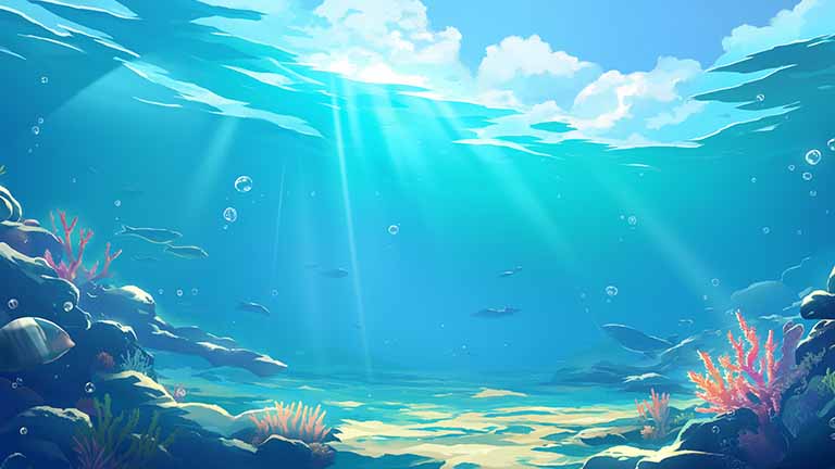 tranquil underwater world desktop wallpaper cover